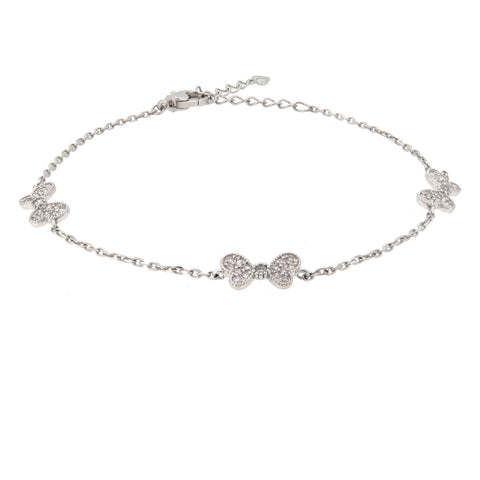18K White Gold Diamond Bracelet | 18K 白金钻石手链